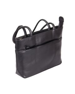 Calgary large real leather shoulder bag