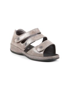 Cara Ultra-Wide Triple-Strap Sandal