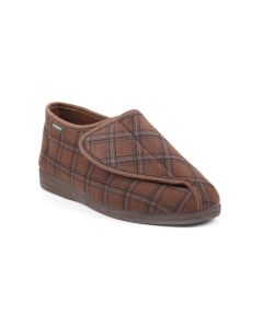 Gary men’s extra-wide bootie slipper adjustable 4E-6E fitting