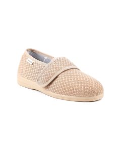 Sophie ladies extra-wide, touch fastening slipper adjustable 4E-6E fitting