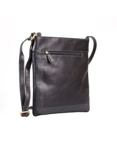 Toronto real leather cross-body shoulder bag