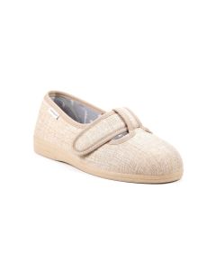 Tracy Ladies Extra-Wide Canvas House Shoe