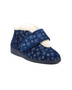 Val ladies extra-wide bootie slipper adjustable 4E-6E fitting
