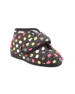 Vera ladies extra-wide bootie slipper adjustable 4E-6E fitting
