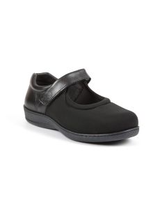 Walmer Ladies Extra-Wide Low Cut Stretch Shoe