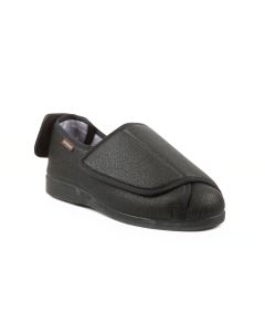 Wesley Men’s Extra-Wide Fold-Flat Slipper PU Upper