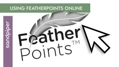 How do I use Sandpiper Featherpoints Online?