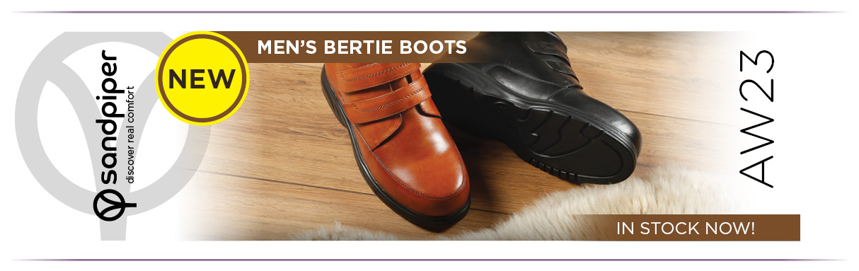 NEW Bertie Mens Extra Wide Boots Available Now